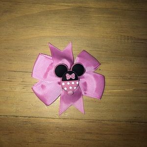 Handmade Minnie Mouse hair bow